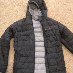 Grey Columbia puffer coat